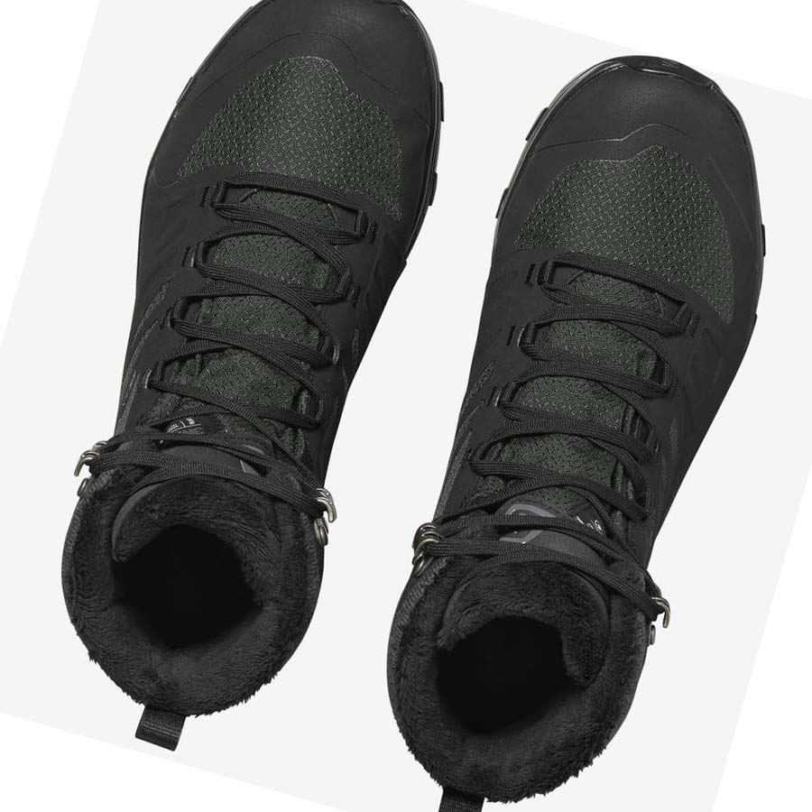 Tenis Senderismo Salomon WoOUTBLAST THINSULATE™ CLIMASALOMON™ WATERPROOF Mujer Negros | MX 2848DFM